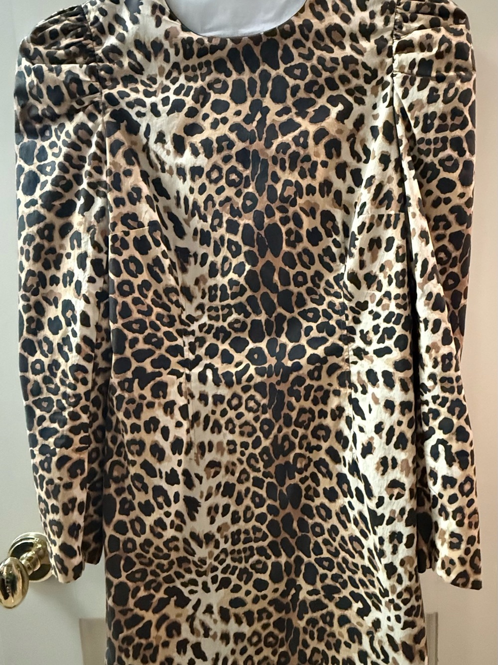 Tuckernuck Leopard Print Long Sleeve Tunic in Brown and Black